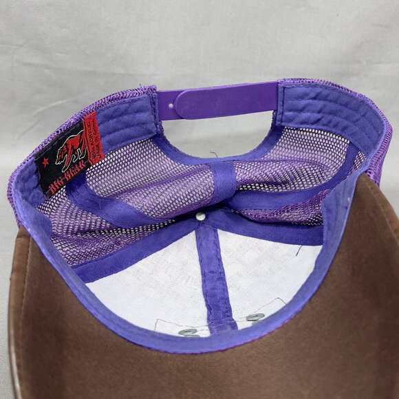 Big Bear Rodeo Snapback Hat Cap Trucker Mesh Straw Weave Western Cowboy Womens - Picture 12 of 14